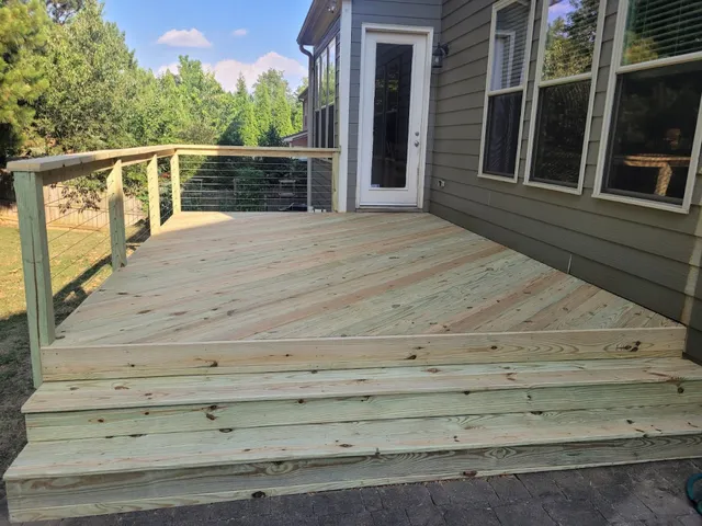 Our Work project in Holly Springs NC by Mission Decks & Design