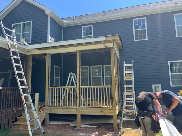 Our Work project in Holly Springs NC by Mission Decks & Design