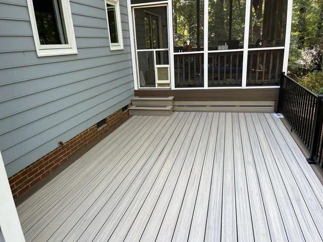 Our Work project in Holly Springs NC by Mission Decks & Design