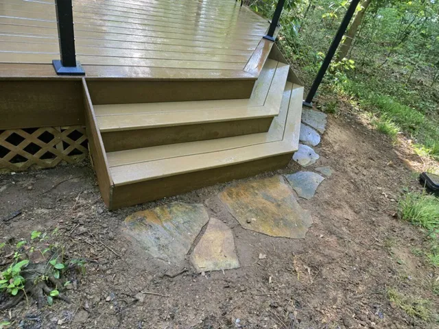 Our Work project in Holly Springs NC by Mission Decks & Design