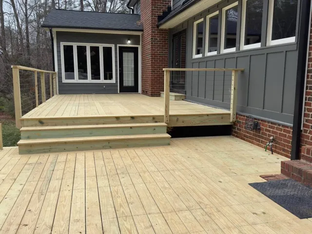 Our Work project in Holly Springs NC by Mission Decks & Design
