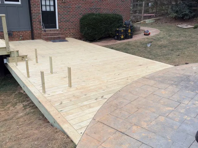 Our Work project in Holly Springs NC by Mission Decks & Design