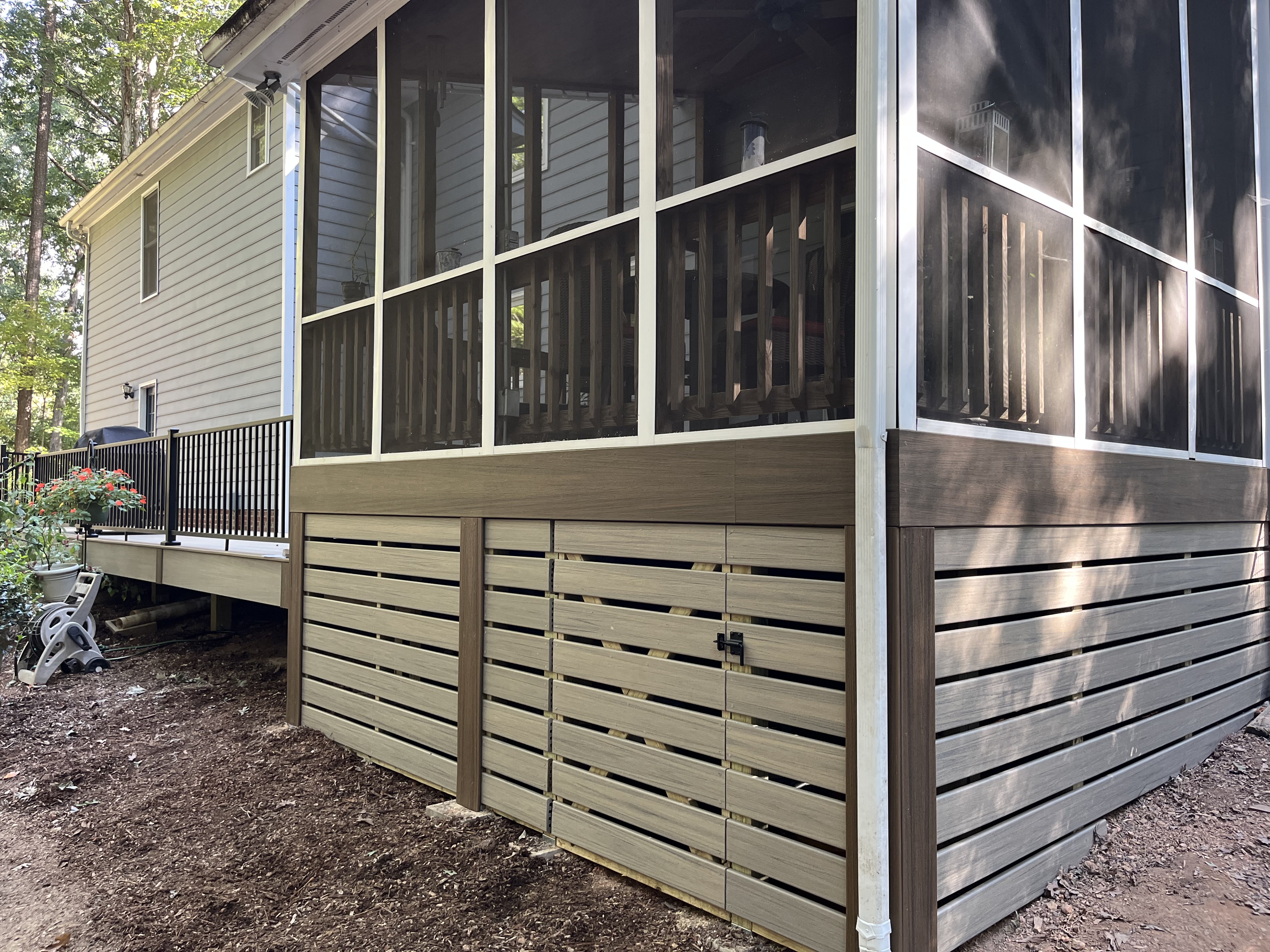 Porches & Eze Breeze Windows by Mission Decks & Design