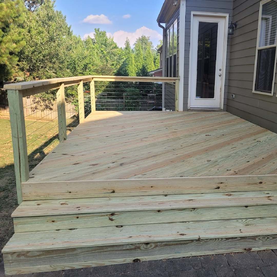 wood deck apex nc