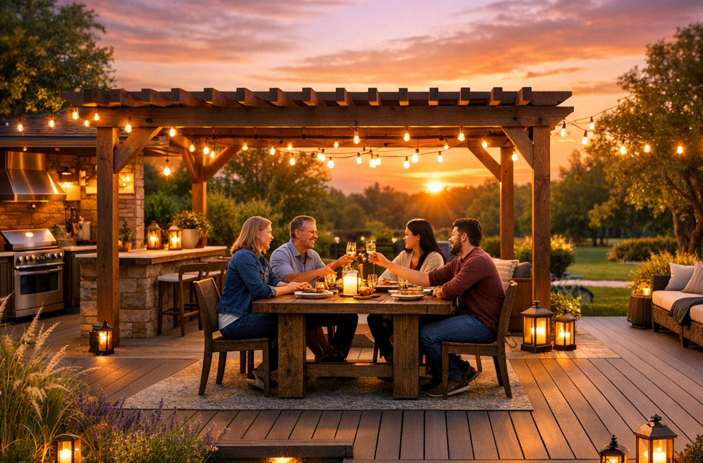Custom Outdoor Kitchen Builders Apex, NC: Design and Install